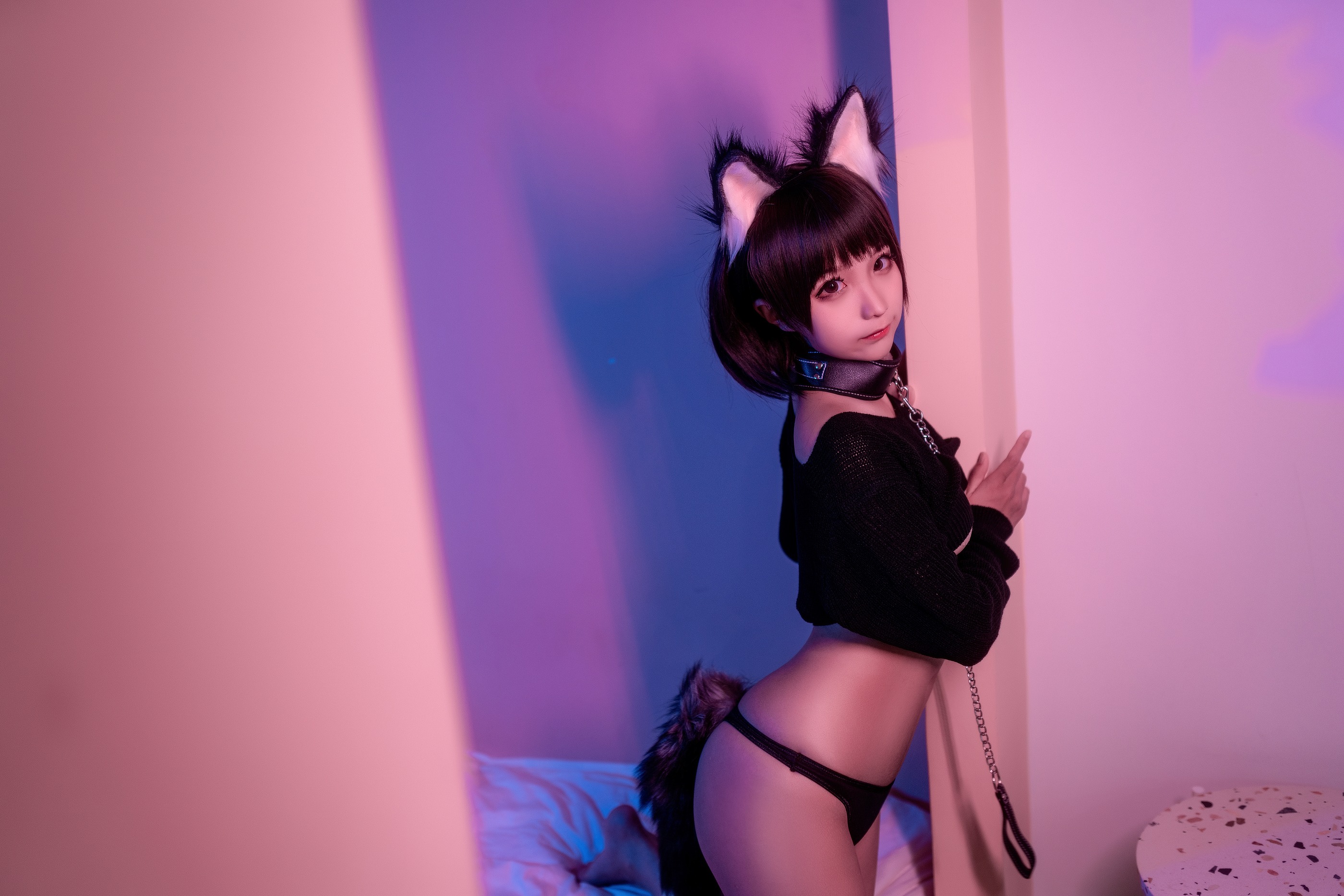 图片[1]-蠢沫沫 – NO.070 项圈[40P]-XikXak